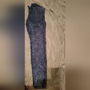 7 For All Mankind Dark Gray Skinny Jeans